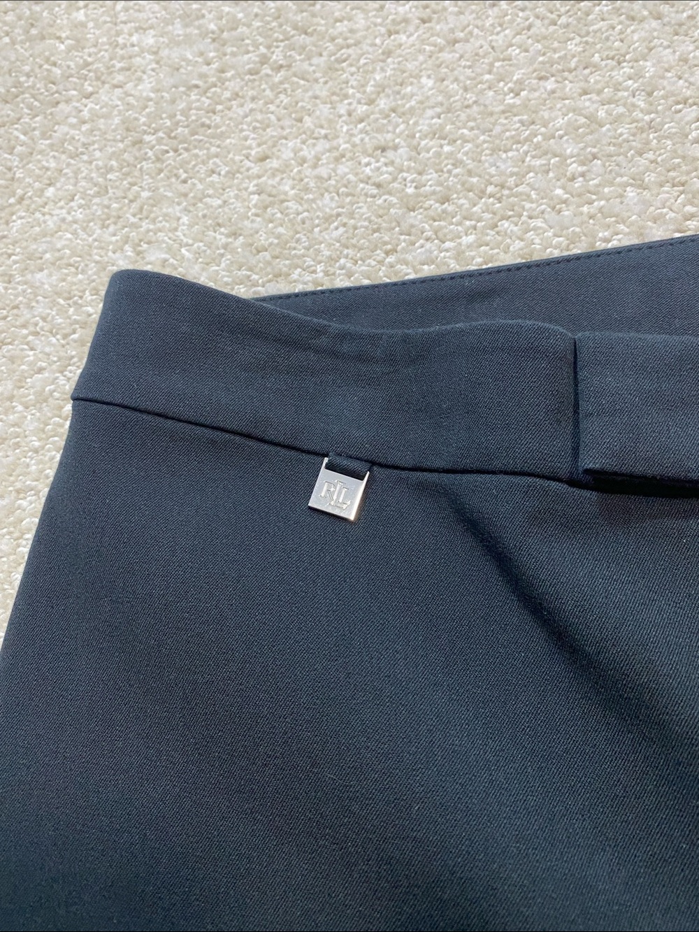 Lauren Ralph Lauren Black Straight-Leg Dress Pants Size 8 - Picture 8 of 16